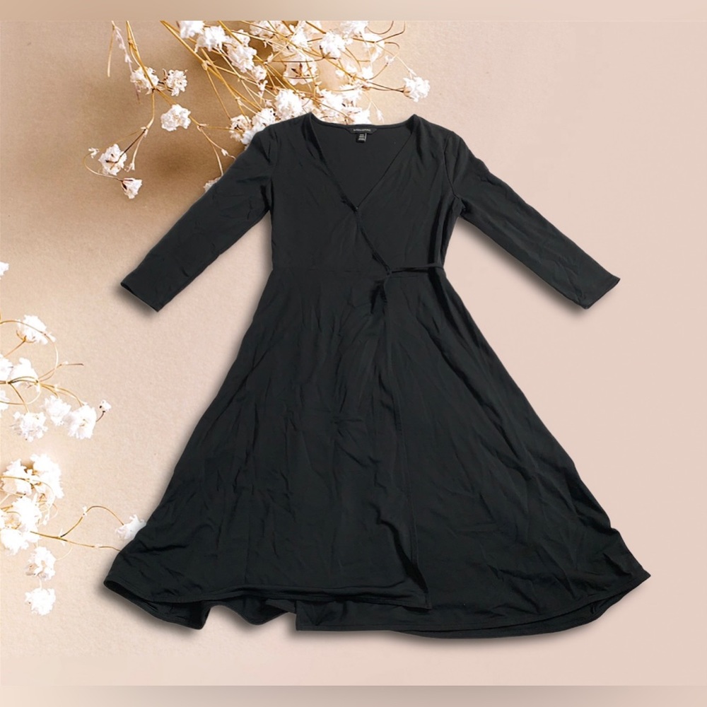 Lace Knit Wrap Dress